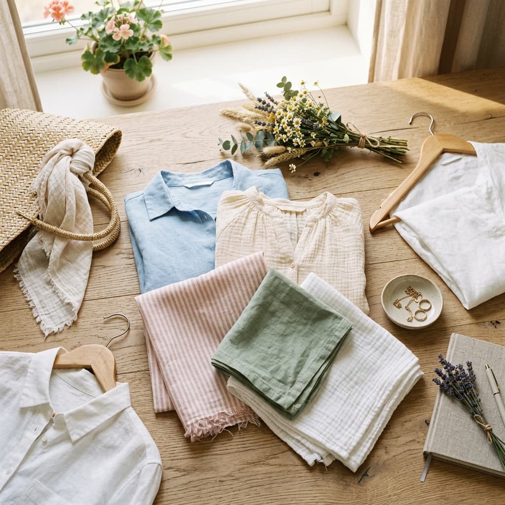Light, breezy fabrics for summer