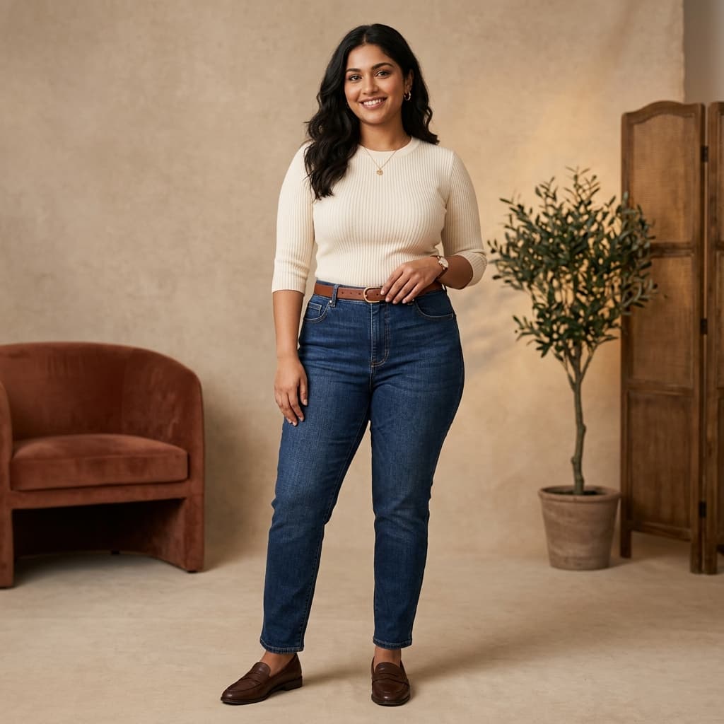 Linen Co-ord Set Front
