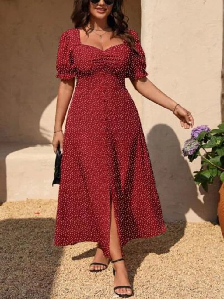 Editorial shot of a curvy woman